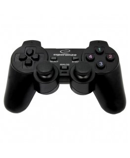 Esperanza EG106 Gaming Controller Black USB 2.0 Joystick Analogue / Digital PC, Playstation 2, Playstation 3