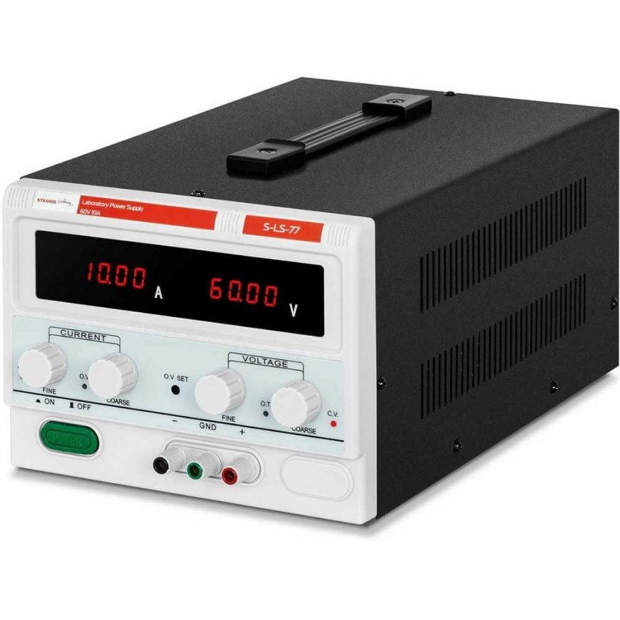 Stamos Germany Laboratorinis maitinimo šaltinis S-LS-77 0-60V 0-10A DC – 2