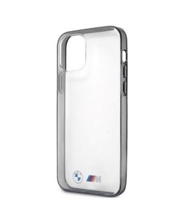 BMHCP12LMBTOK BMW M Metallic Black Edges Hard Case for iPhone 12