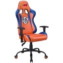 Subsonic DBZ Datorspēļu krēsls Tapsēts, polsterēts sēdeklis Pelēks, Oranžs Subsonic DBZ Datorspēļu krēsls Tapsēts, polsterēts sēdeklis Pelēks, Oranžs
