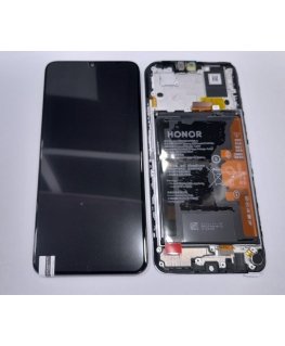 Honor X7a LCD Display + Touch Unit + Front Cover Black (Service