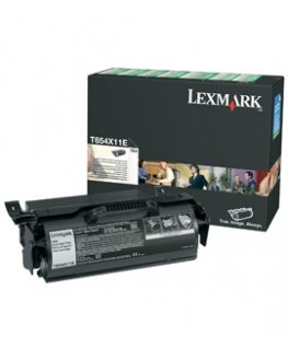Lexmark T654 Extra High Yield Return Program Print Cartridge тонерный картридж Подлинный Черный