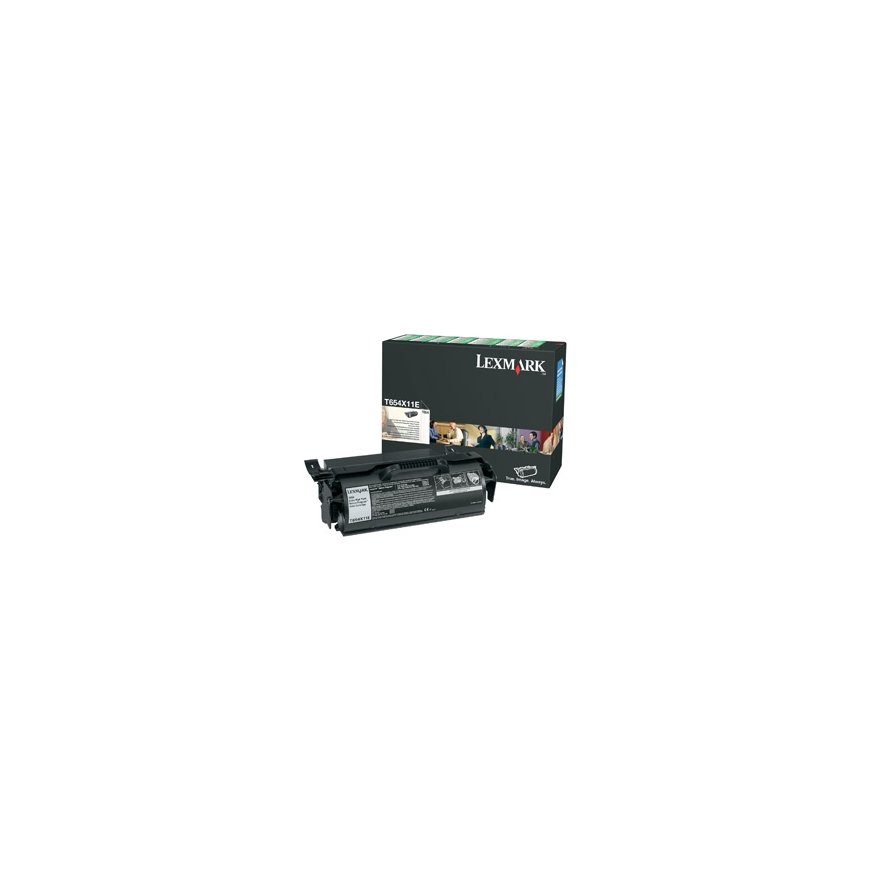 Lexmark T654 Extra High Yield Return Program Print Cartridge tonerio kasetė Originalus Juoda