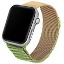 Beline pasek Apple Watch Steel 42|44|45|49mm zielono-złoty green Beline pasek Apple Watch Steel 42|44|45|49mm zielono-złoty green