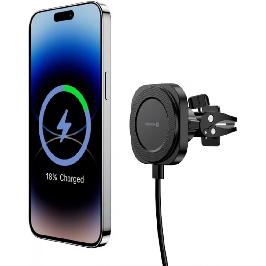 Swissten Magstick Car Holder With Wireless