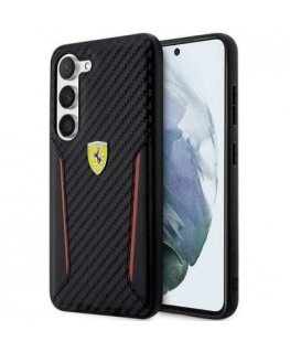 Ferrari Smooth and Carbon Effect Hard Case for Samsung Galaxy S2
