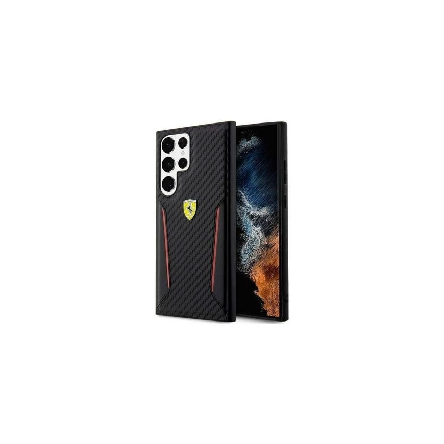 Ferrari Smooth and Carbon Effect Hard Case for Samsung Galaxy S2 – 2
