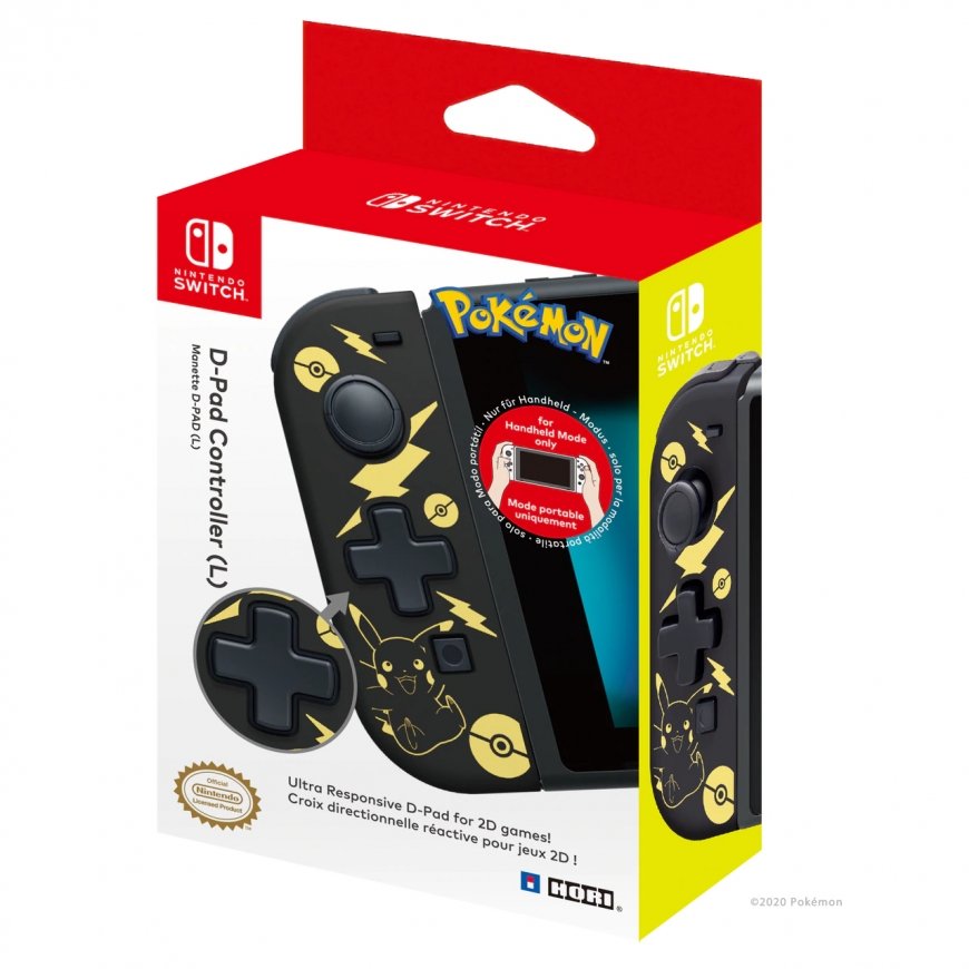 Hori D-Pad Musta, Kulta Pad-ohjain Nintendo Switch – 5