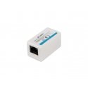 Lanberg AD-RJ45-RJ45-OU6 verkkohaaroitin Valkoinen Lanberg AD-RJ45-RJ45-OU6 verkkohaaroitin Valkoinen