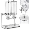Royal Catering Candy rice cereal dispenser, transparent, double, 7 l Royal Catering Candy rice cereal dispenser, transparent, double, 7 l