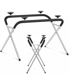 MSW Retractable car glass mounting stand with 4 suction cups up to 300 kg