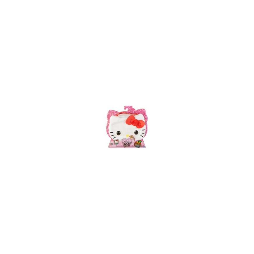 Hello Kitty PU Leather Quilted Pattern Kitty Head Logo Phone Bag