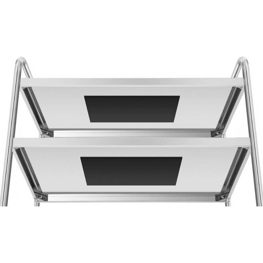 Royal Catering Cart kelnerski HoReCa stainless steel 3 półki do 150kg – 3