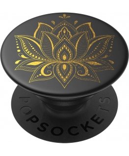 PopSockets PopGrip holder, Golden Prana Black