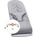 BabyBjörn Bliss Woven Bundle sitter + toy, Light Grey/Googly Eyes (pastel) BabyBjörn Bliss Woven Bundle sitter + toy, Light Grey/Googly Eyes (pastel)