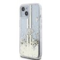 Guess PC|TPU Liquid Glitter Gold Stripe Case for iPhone 15 Plus Guess PC|TPU Liquid Glitter Gold Stripe Case for iPhone 15 Plus