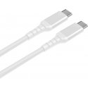 Fuj:tech USB-C - USB-C -kaapeli, 2m, valkoinen Fuj:tech USB-C - USB-C -kaapeli, 2m, valkoinen