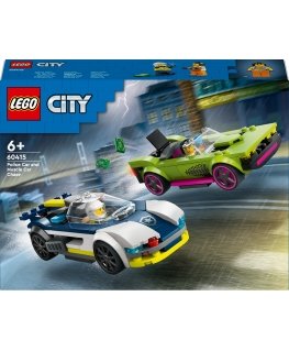 LEGO City Police 60415 - Poliisiauto ja muskeliauton takaa-ajo