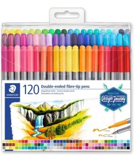 Staedtler 2-ended felt/fiber pencil 120 colors