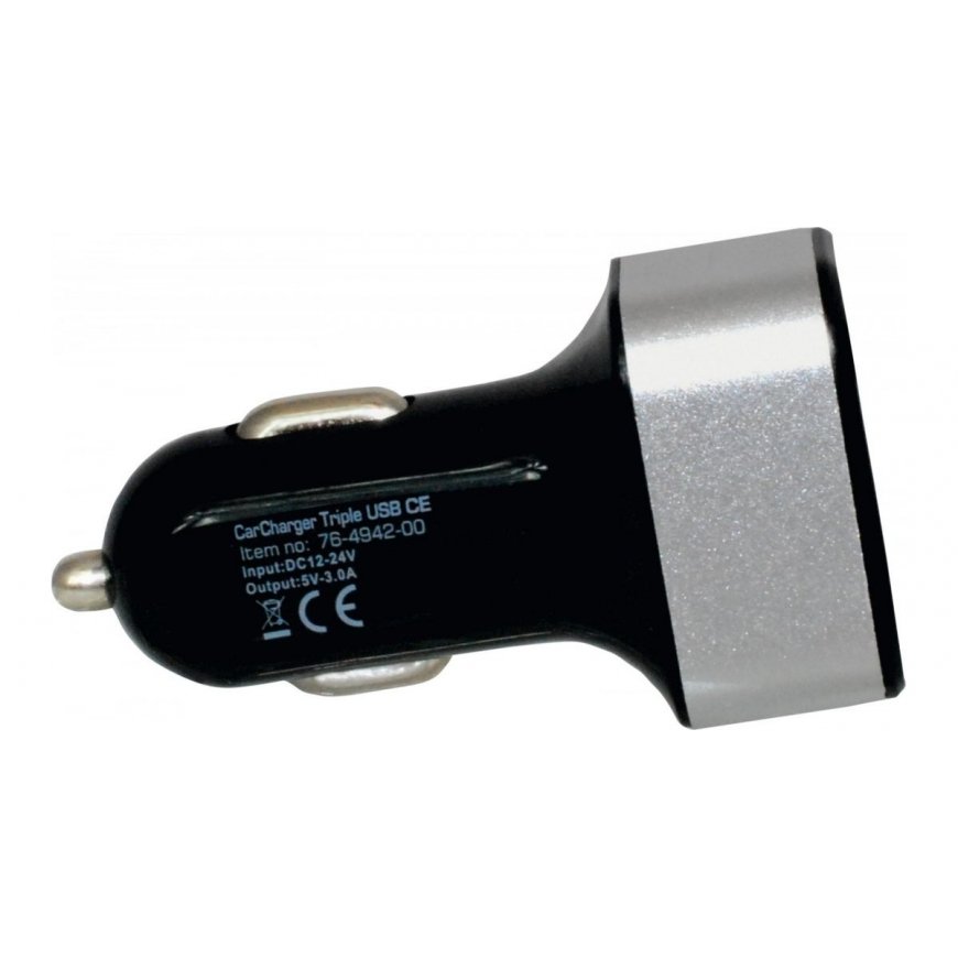 Car charger CarCharger Triple USB CE – 2