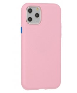 Fusion Solid Case Silicone Case For Apple iPhone 12 Mini Pink