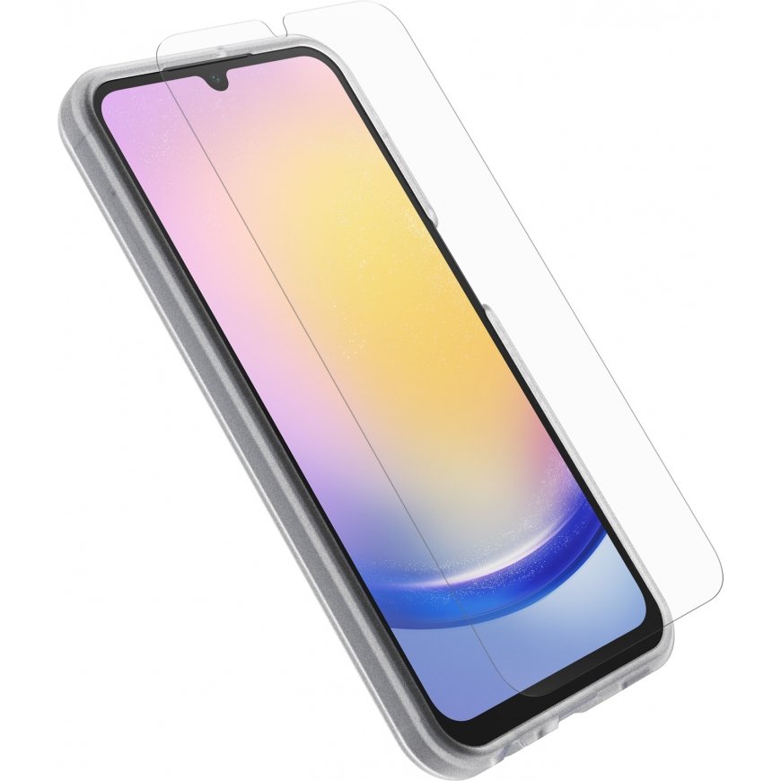 Otterbox React -suojakotelo + Otterbox Glass -panssarilasi, kirkas, Samsung Galaxy A25 5G – 3