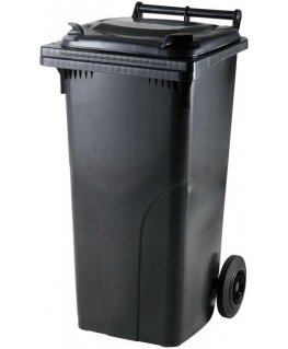 Container for waste and garbage CERTIFICATES Europlast Austria - black 120L