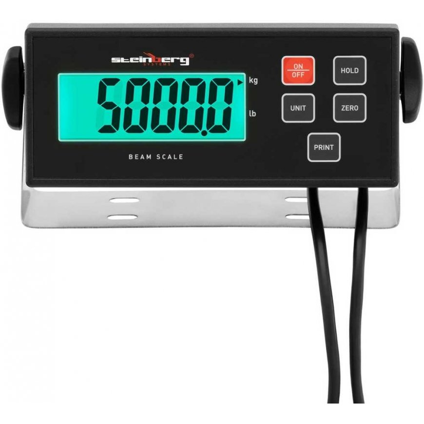 Virtuvinės svarstyklės Steinberg Systems Slydimo sijos padėklų svarstyklės LCD 5000 / 1kg 1000 x 100 mm – 3