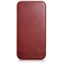 „iCarer CE Oil Wax Premium“ odinis dėklas „iPhone 14 Plus“ magnetinis atverčiamas odinis dėklas „MagSafe Raudona“ (AKI14220707-R „iCarer CE Oil Wax Premium“ odinis dėklas „iPhone 14 Plus“ magnetinis atverčiamas odinis dėklas „MagSafe Raudona“ (AKI14220707-R