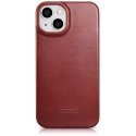 iCarer CE Oil Wax Premium Leather Case for iPhone 14 Plus Magnetic Flip Leather Case MagSafe Red (AKI14220707-RD) iCarer CE Oil Wax Premium Leather Case for iPhone 14 Plus Magnetic Flip Leather Case MagSafe Red (AKI14220707-RD)
