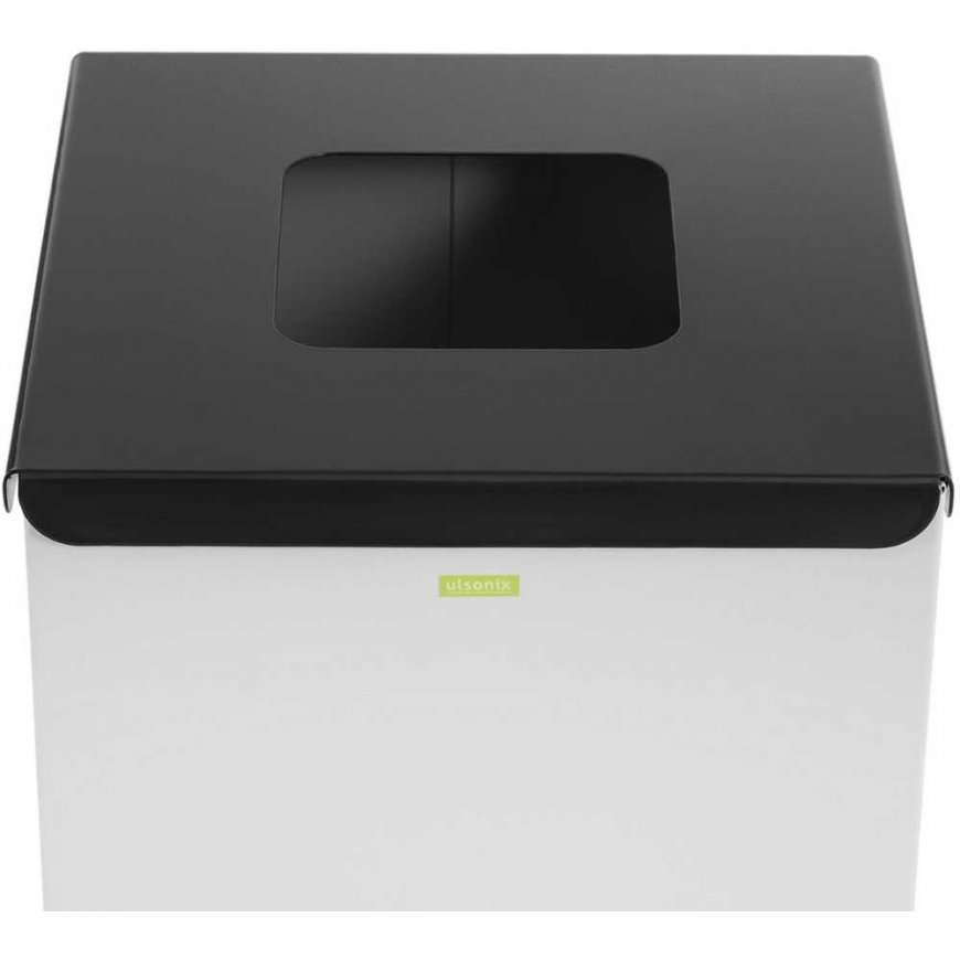 Ulsonix Steel box for sorting mixed waste 30.5x30.5x70cm 60L – 3
