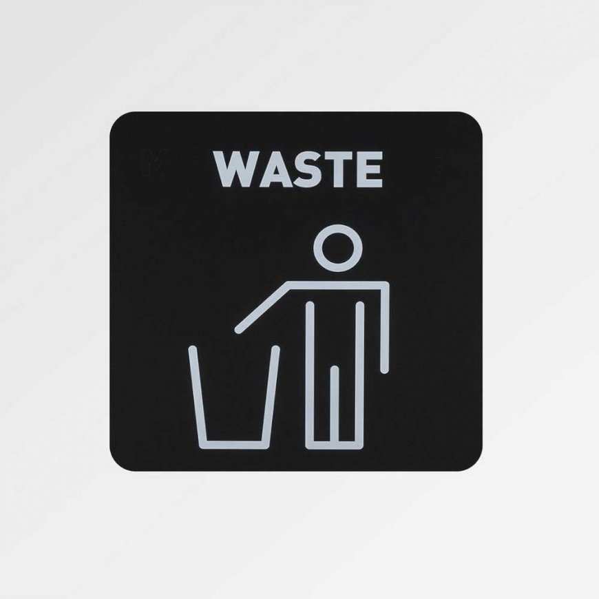 Ulsonix Steel box for sorting mixed waste 30.5x30.5x70cm 60L – 5