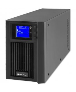 Qoltec 53981 UPS | Internetis | Puhas siinuslaine | 2kVA | 1,6 kW | LCD | USB