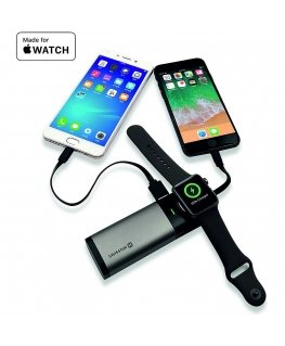 Swissten 2in1 6700 mAh Power Bank / MFi lightning cable / Apple Watch Wireless Charger