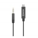 BOYA BY-K2 matkapuhelimen kaapeli Musta USB A 3.5mm BOYA BY-K2 matkapuhelimen kaapeli Musta USB A 3.5mm
