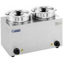 Royal Catering Bain-marie electric soup heater 300W 230V 2 x 3.8L Royal Catering Bain-marie electric soup heater 300W 230V 2 x 3.8L