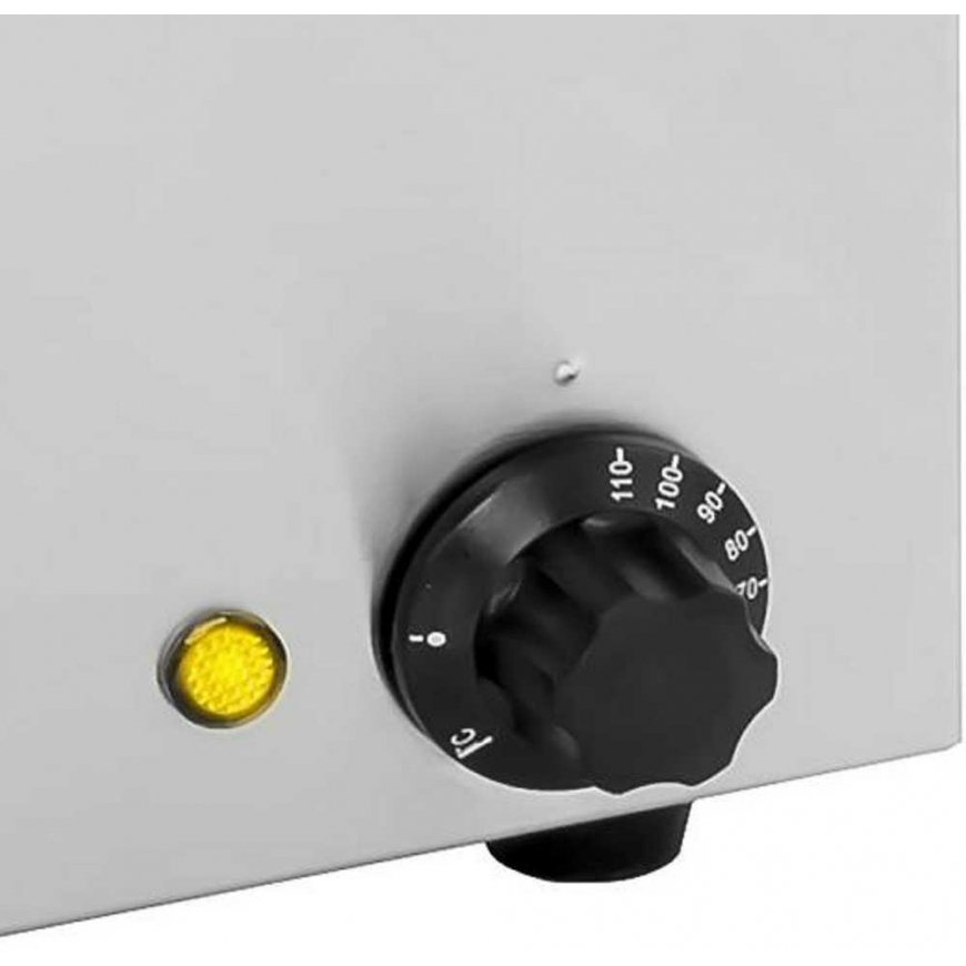 Royal Catering Bain-marie elektrinis sriubos šildytuvas 300W 230V 2 x 3,8L – 4