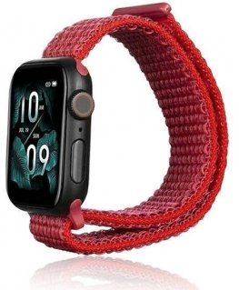 Beline pasek Apple Watch Nylon 42|45|45|49mm czerwony |red