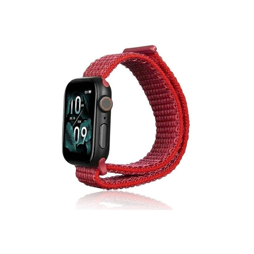 Beline pasek Apple Watch Nylon 42|45|45|49mm czerwony |red