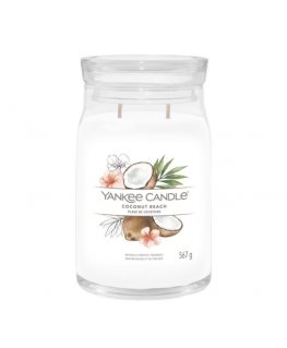 Yankee Candle Signature восковая свеча Цилиндр Кокос, Ананас, Ваниль Белый 1 шт