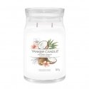 Yankee Candle Signature восковая свеча Цилиндр Кокос, Ананас, Ваниль Белый 1 шт Yankee Candle Signature восковая свеча Цилиндр Кокос, Ананас, Ваниль Белый 1 шт