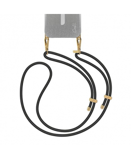 UNIQ Coehl Laurel uniwersalna smycz do telefonu czarny|black