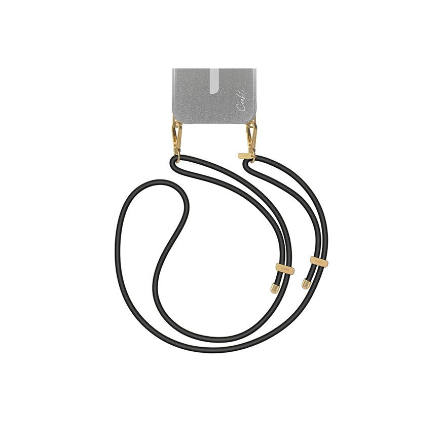 UNIQ Coehl Laurel uniwersalna smycz do telefonu czarny|black