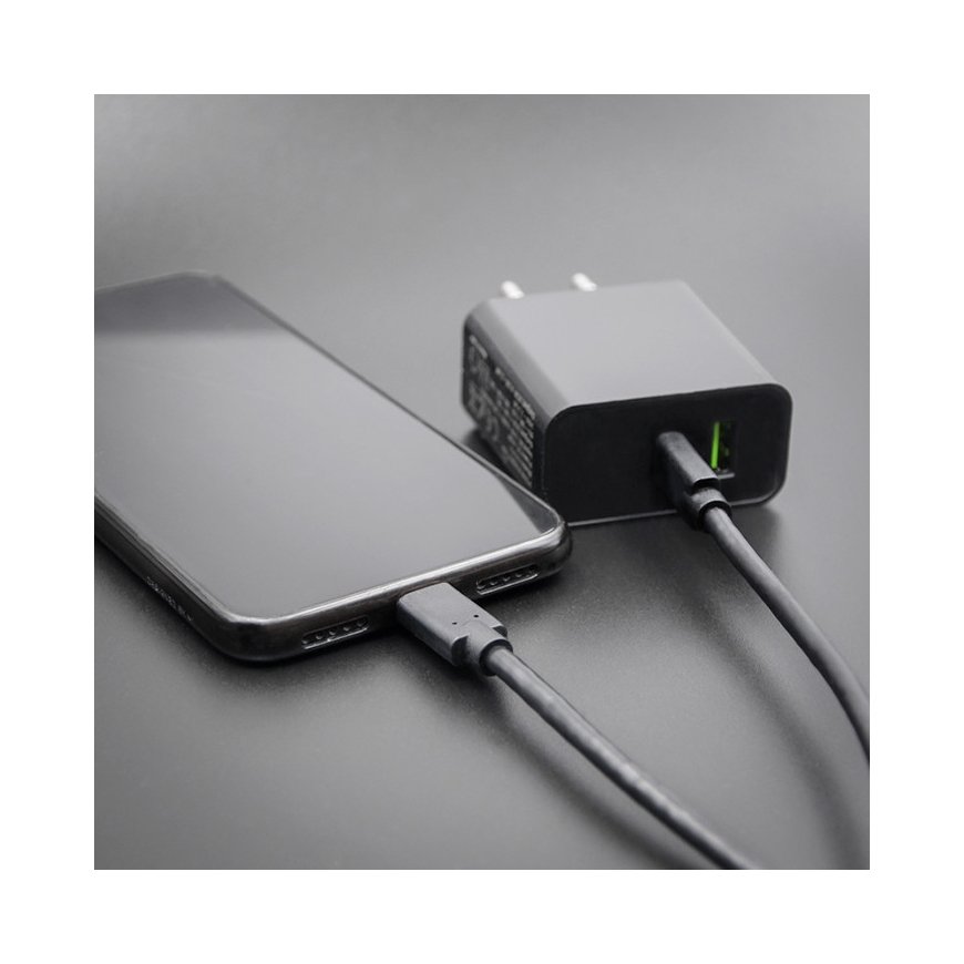 Qoltec 52353 USB кабель 3 m USB 3.2 Gen 1 (3.1 Gen 1) USB C Черный – 3
