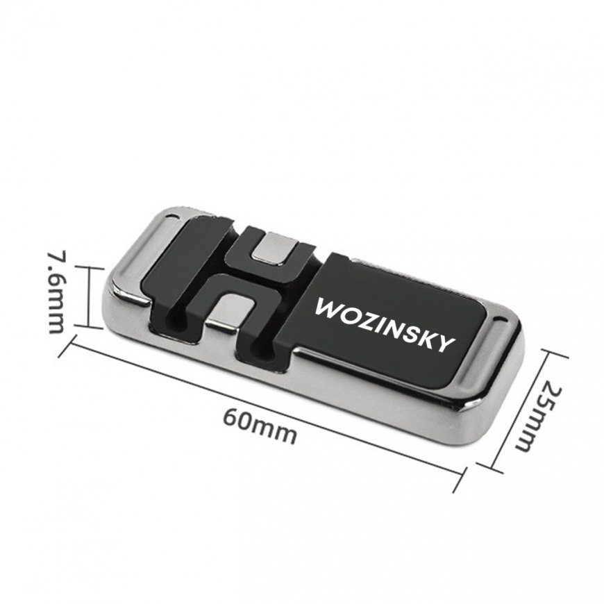 Wozinsky Magnetic Phone Holder with Cable Organizer (WMCDO-B1)
