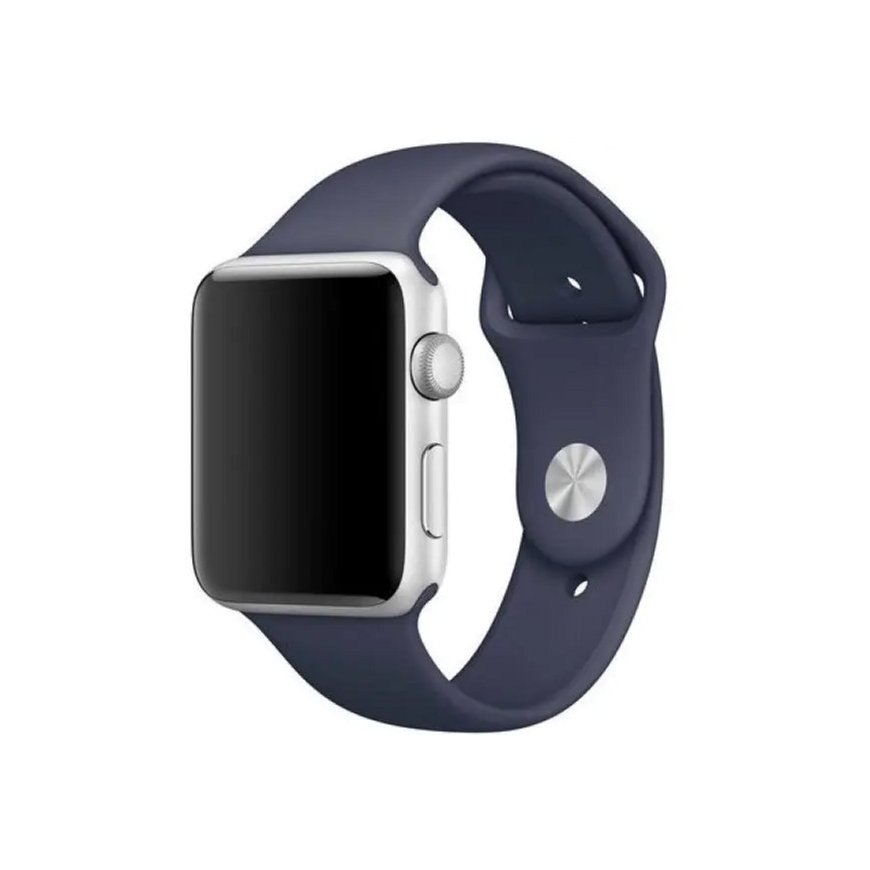 Mercury pasek Silicon Apple Watch 42|44| 45 mm niebieski|navy – 2