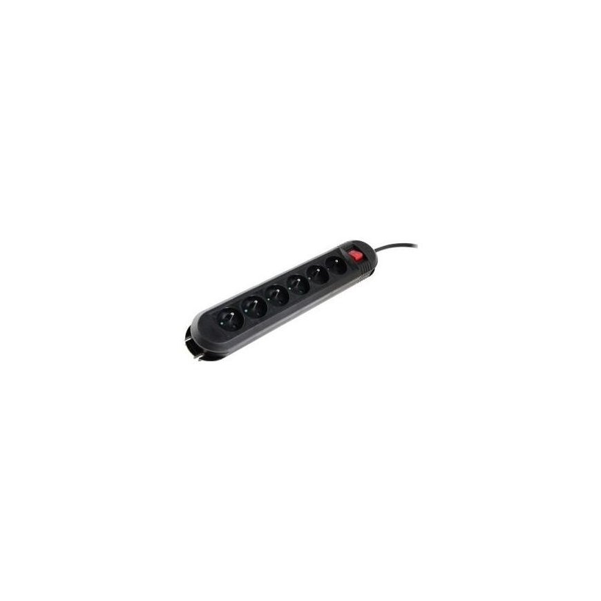 Hama Listwa Zasilająca Comfort 6 gniazd, 3m, czarna – 2