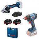 BOSCH. Kit 18V GDX 180-LI + GWS 180 2x4,0Ah ... BOSCH. Kit 18V GDX 180-LI + GWS 180 2x4,0Ah ...
