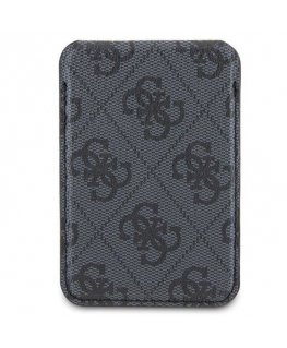 Guess Wallet Card Slot Stand GUWMSHG4SHK czarny|black MagSafe 4G