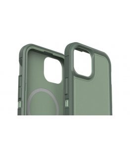 Fusion Frame back case silicone for Apple iPhone 15 Plus green